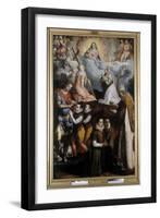 Consecration to the Virgin, 1599 (Oil on Canvas)-Lavinia Fontana-Framed Giclee Print