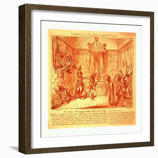 Consequences of a Successful French Invasion-null-Framed Giclee Print