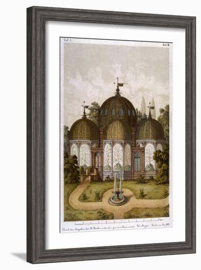 Conservatory and Aviary Combined-null-Framed Art Print