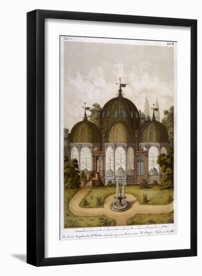 Conservatory and Aviary Combined-null-Framed Art Print