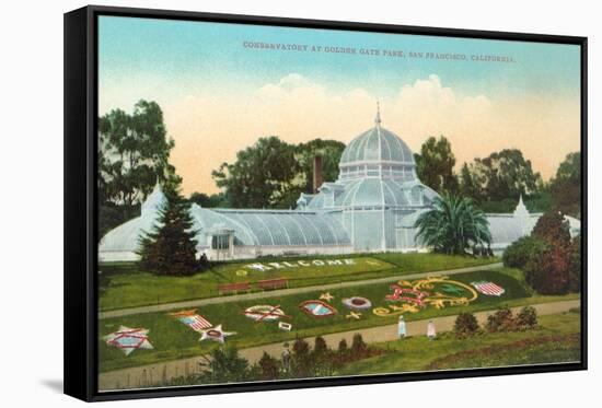 Conservatory at Golden Gate Park, San Francisco, California-null-Framed Stretched Canvas