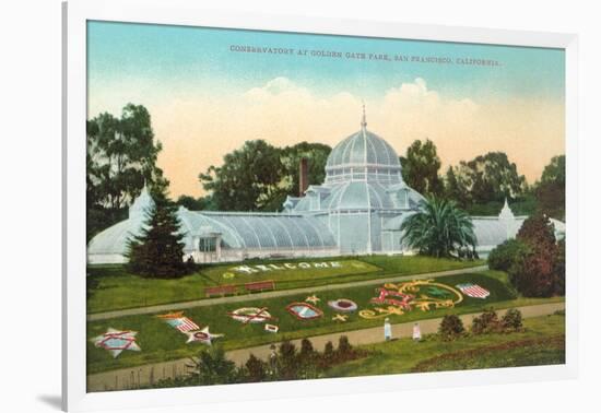 Conservatory at Golden Gate Park, San Francisco, California-null-Framed Art Print