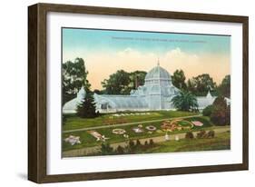 Conservatory at Golden Gate Park, San Francisco, California-null-Framed Art Print