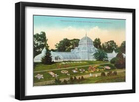 Conservatory at Golden Gate Park, San Francisco, California-null-Framed Art Print