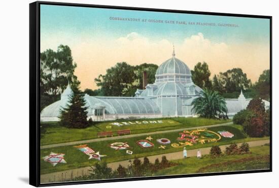 Conservatory at Golden Gate Park, San Francisco, California-null-Framed Stretched Canvas