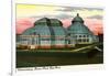 Conservatory, Bronx Park-null-Framed Art Print