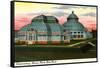 Conservatory, Bronx Park-null-Framed Stretched Canvas