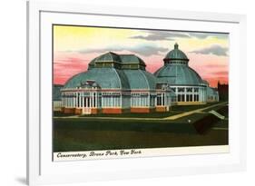 Conservatory, Bronx Park-null-Framed Art Print