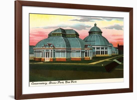 Conservatory, Bronx Park-null-Framed Art Print