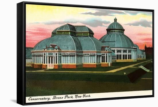 Conservatory, Bronx Park-null-Framed Stretched Canvas