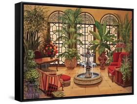 Conservatory II-Jillian Jeffrey-Framed Stretched Canvas