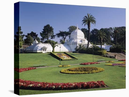 Conservatory of Flowers, Golden Gate Park, San Francisco, California, USA-null-Stretched Canvas