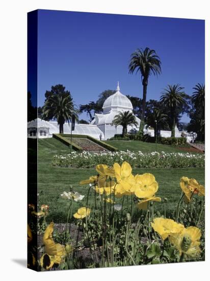Conservatory of Flowers, Golden Gate Park, San Francisco, California, USA-null-Stretched Canvas