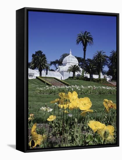 Conservatory of Flowers, Golden Gate Park, San Francisco, California, USA-null-Framed Stretched Canvas