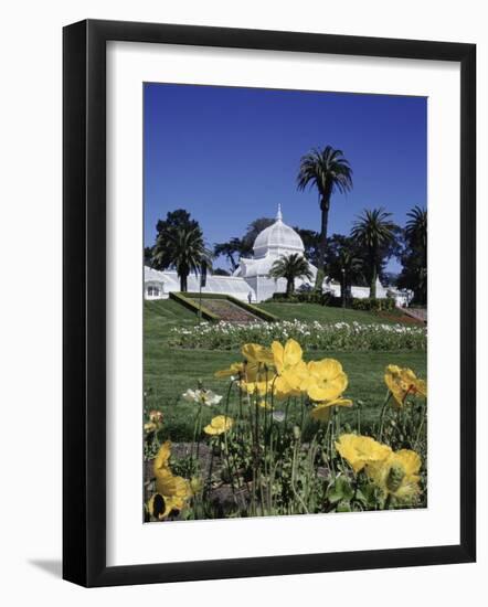 Conservatory of Flowers, Golden Gate Park, San Francisco, California, USA-null-Framed Photographic Print