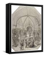 Conservatory of the Pantheon, Oxford Street, Westminster, London, C1830-Charles James Richardson-Framed Stretched Canvas