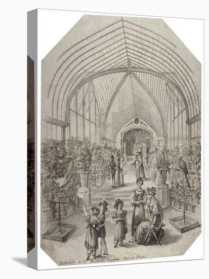 Conservatory of the Pantheon, Oxford Street, Westminster, London, C1830-Charles James Richardson-Stretched Canvas