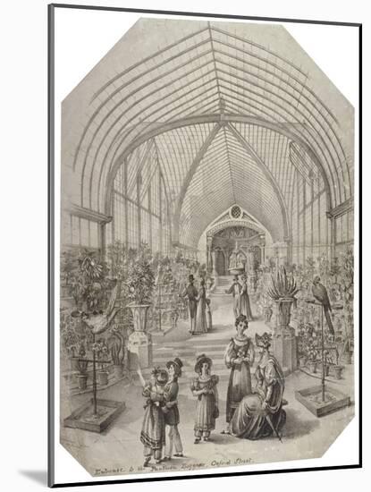 Conservatory of the Pantheon, Oxford Street, Westminster, London, C1830-Charles James Richardson-Mounted Giclee Print