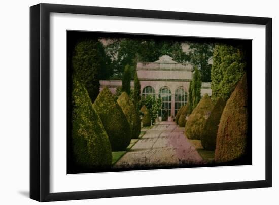 Conservatory Pathway-Kevin Calaguiro-Framed Art Print