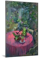 Conservatory Table (Oil on Canvas)-Susan Ryder-Mounted Giclee Print