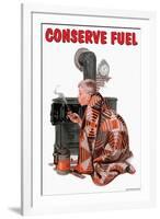 Conserve Fuel-null-Framed Art Print