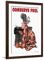 Conserve Fuel-null-Framed Art Print