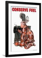 Conserve Fuel-null-Framed Art Print