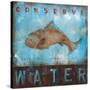 Conserve Water-Wani Pasion-Stretched Canvas