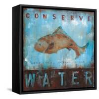 Conserve Water-Wani Pasion-Framed Stretched Canvas