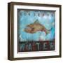 Conserve Water-Wani Pasion-Framed Art Print