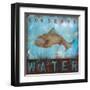 Conserve Water-Wani Pasion-Framed Art Print