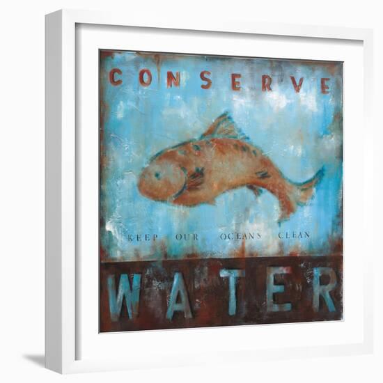 Conserve Water-Wani Pasion-Framed Art Print