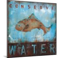 Conserve Water-Wani Pasion-Mounted Art Print