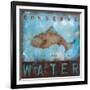 Conserve Water-Wani Pasion-Framed Premium Giclee Print