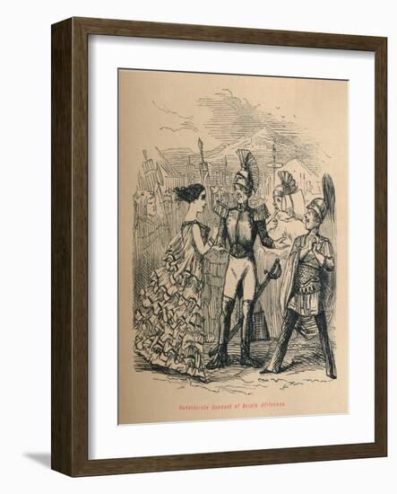 'Considerate Conduct of Scipio Africanus', 1852-John Leech-Framed Giclee Print