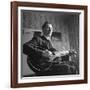 Considered Father of Country Western Music, AP Carter, Singing and Playing Guitar-Eric Schaal-Framed Premium Photographic Print