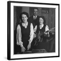 Considered the Father of Country Western Music A. P. Carter Singing with Wife Sara-Eric Schaal-Framed Premium Photographic Print