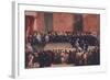 Consillium in Arena-Giandomenico Tiepolo-Framed Giclee Print