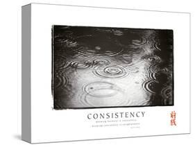 Consistency - Raindrops-Unknown Unknown-Stretched Canvas