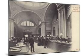 Consol Office, Bank of England, London-null-Mounted Photographic Print