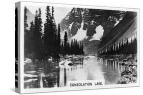 Consolation Lake, Alberta, Canada, C1920S-null-Stretched Canvas