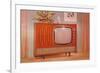 Console TV, Retro-null-Framed Art Print