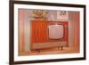 Console TV, Retro-null-Framed Art Print