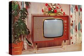 Console TV, Retro-null-Stretched Canvas