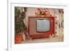 Console TV, Retro-null-Framed Premium Giclee Print