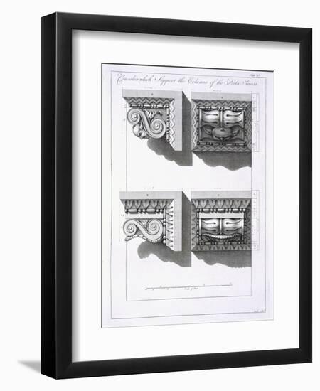 Consoles Which Support Columns of the Porta Aurea-Robert Adam-Framed Giclee Print