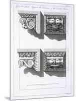 Consoles Which Support Columns of the Porta Aurea-Robert Adam-Mounted Giclee Print