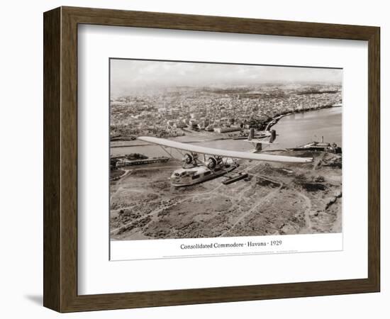 Consolidated Commodore, Havana, 1929-null-Framed Art Print