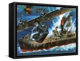 Consolidated Pby Catalina-Wilf Hardy-Framed Stretched Canvas