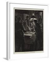 Conspiracy in Russia, a Nihilist Meeting Surprised-null-Framed Giclee Print